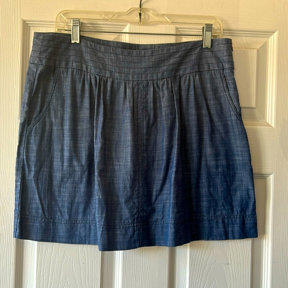 Trina Turk chambray skirt